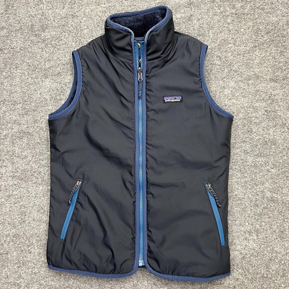 Patagonia Vest R2 Levitator Unisex XS Blue Reversible Shelled Retro-X Fleece - Picture 6 of 10